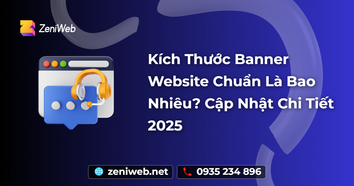 Kích thước Banner website chuẩn là bao nhiêu? Cập nhật chi tiết 2025